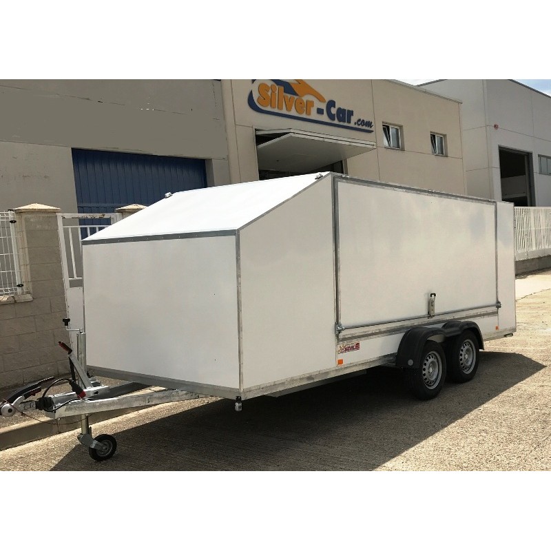 REMOLQUE CAJA CERRADA EN FIBRA PARA S2 MODELO AÑO 2017 REMOLQUE CAJA CERRADA EN FIBRA PARA S2 MODELO AÑO 2017